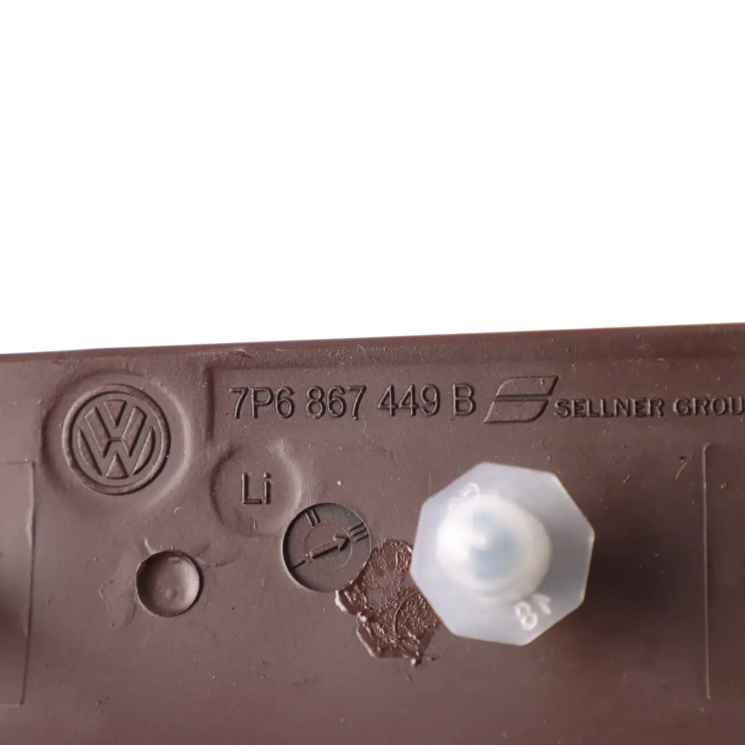 7P Doorcard Insert Trim Rear Left N/S Nut Tree Brown to VW Touareg with Part number 7P6867449B VW Touareg 7P Doorcard Insert Trim Rear Left N/S Nut Tree Brown - SKU 7P6867449B - Part number 7P6867449B