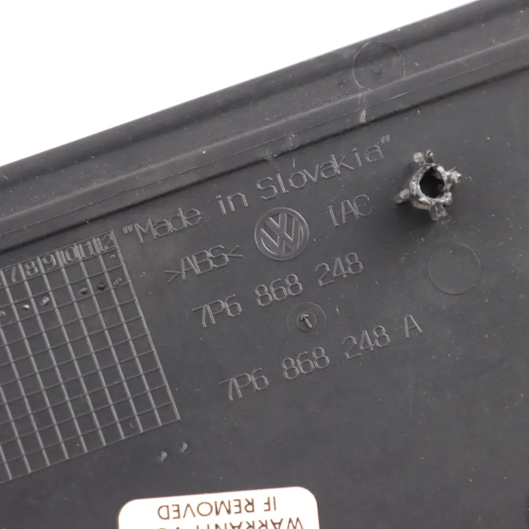 Volkswagen Touareg 7P Trunk Boot Liner Panel Cover Trim Right O/S - SKU 7P6868248 - Part number 7P6868248