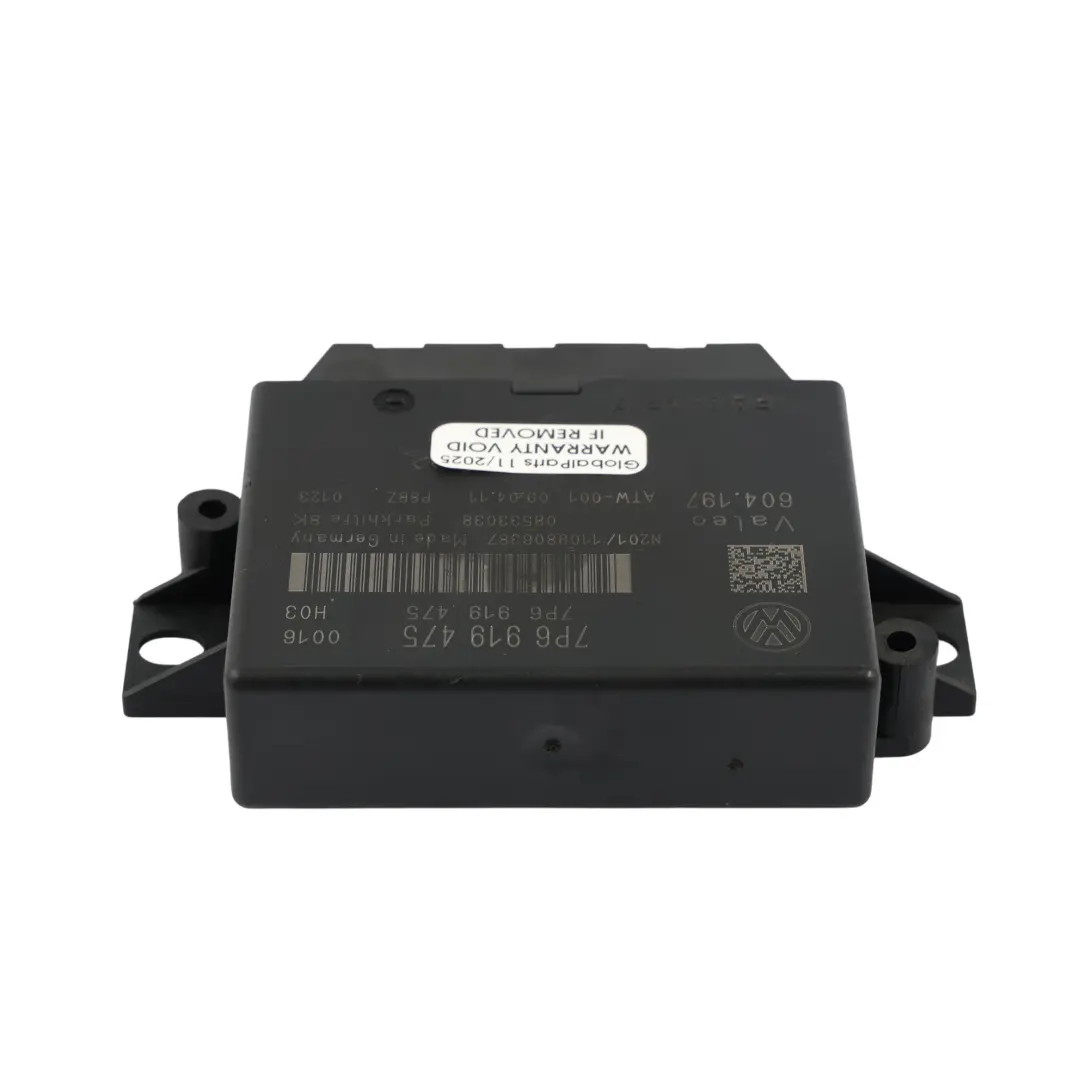 7P PDC Módulo De Control Distancia Aparcamiento para Volkswagen Touareg con número de pieza 7P6919475 Volkswagen Touareg 7P PDC Módulo De Control Distancia Aparcamiento - SKU 7P6919475 - Número de pieza 7P6919475