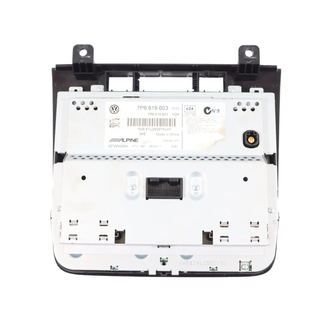 7P Dashboard Multimedia Display Screen Panel to VW Volkswagen Touareg with Part number 7P6919603 VW Volkswagen Touareg 7P Dashboard Multimedia Display Screen Panel - SKU 7P6919603 - Part number 7P6919603