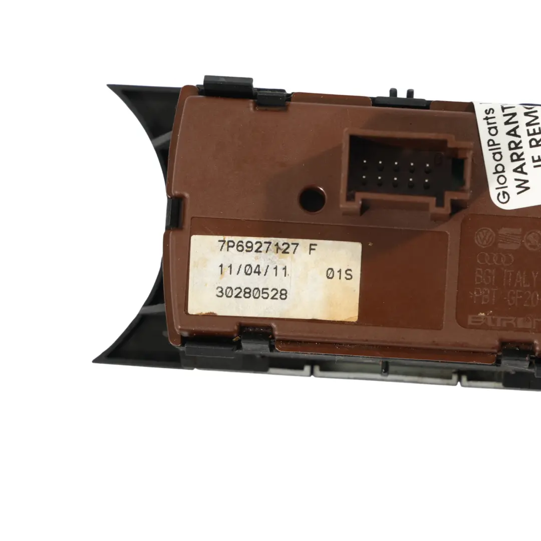 7P ASR Traction Start Stop Control Switch Buttons to Volkswagen Touareg with Part number 7P6927127F Volkswagen Touareg 7P ASR Traction Start Stop Control Switch Buttons - SKU 7P6927127F - Part number 7P6927127F