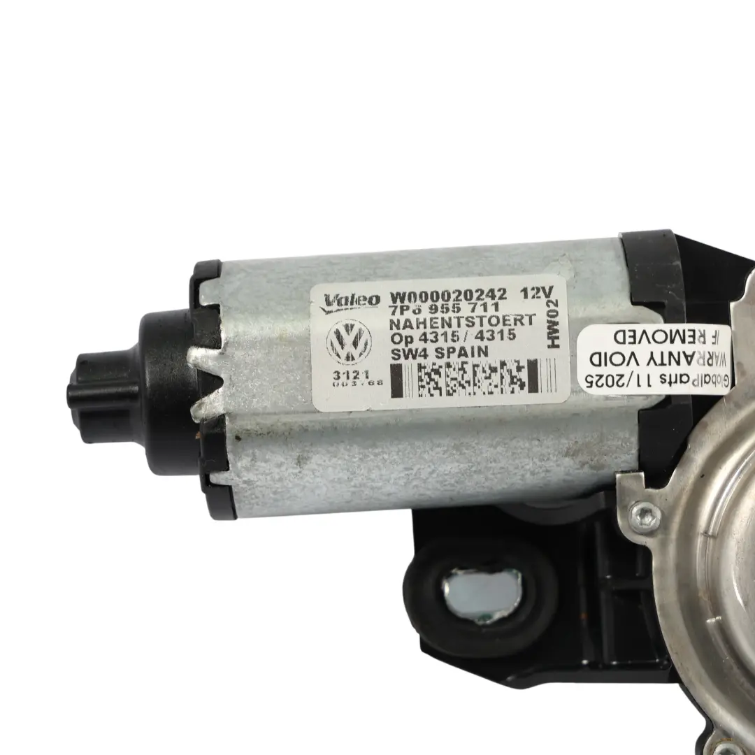 Volkswagen Touareg 7P Heckscheibe Scheibenwischer Arm Motor Einheit - SKU 7P6955711 - Teilenummer 7P6955711