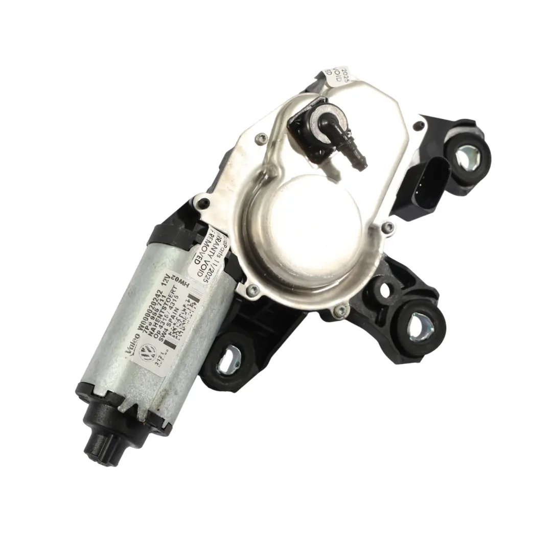 Volkswagen Touareg 7P Heckscheibe Scheibenwischer Arm Motor Einheit - SKU 7P6955711 - Teilenummer 7P6955711
