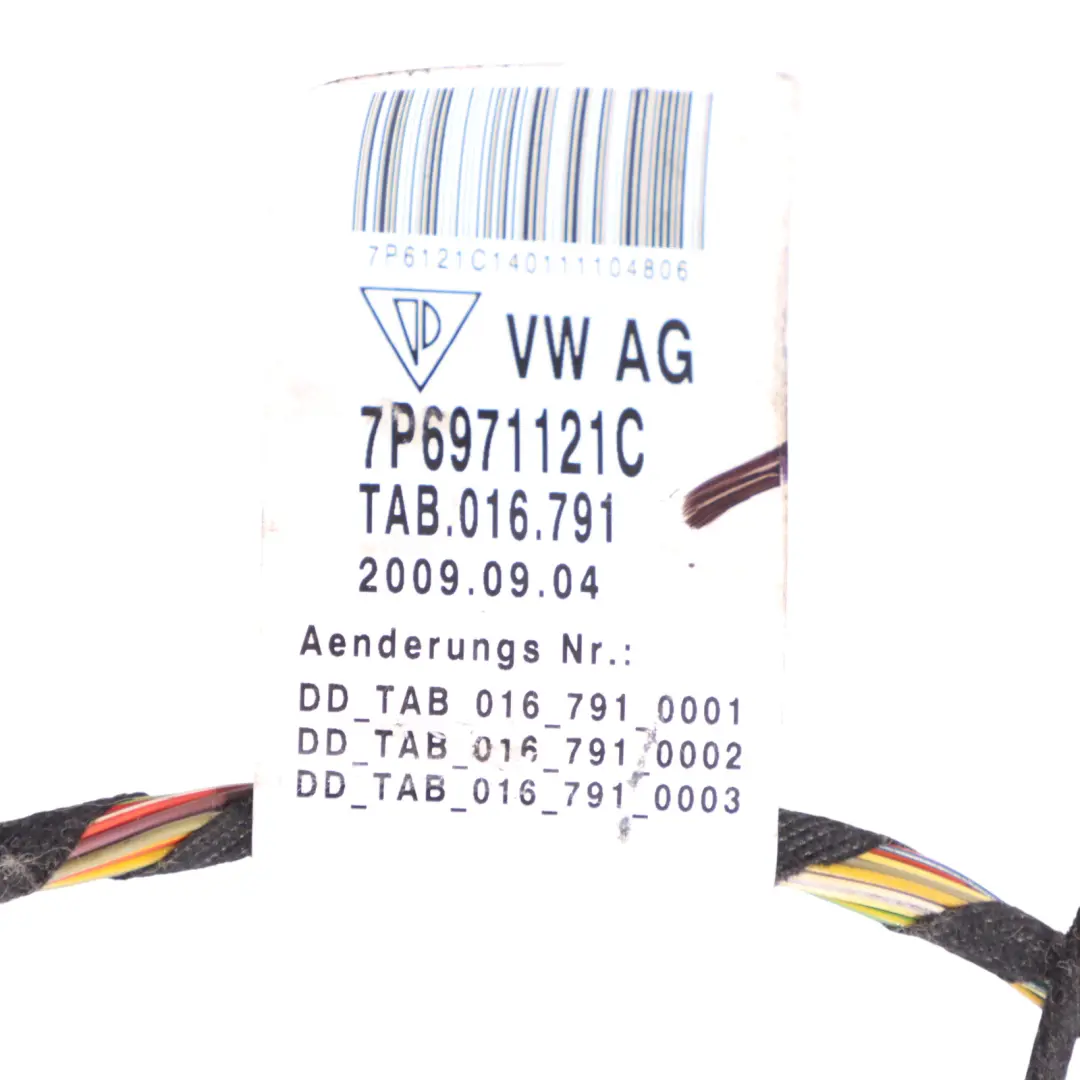 7P Tür Kabelbaum Kabel Baum Vorne Links für VW Volkswagen Touareg mit Teilenummer 7P6971121H VW Volkswagen Touareg 7P Tür Kabelbaum Kabel Baum Vorne Links - SKU 7P6971121H - Teilenummer 7P6971121H