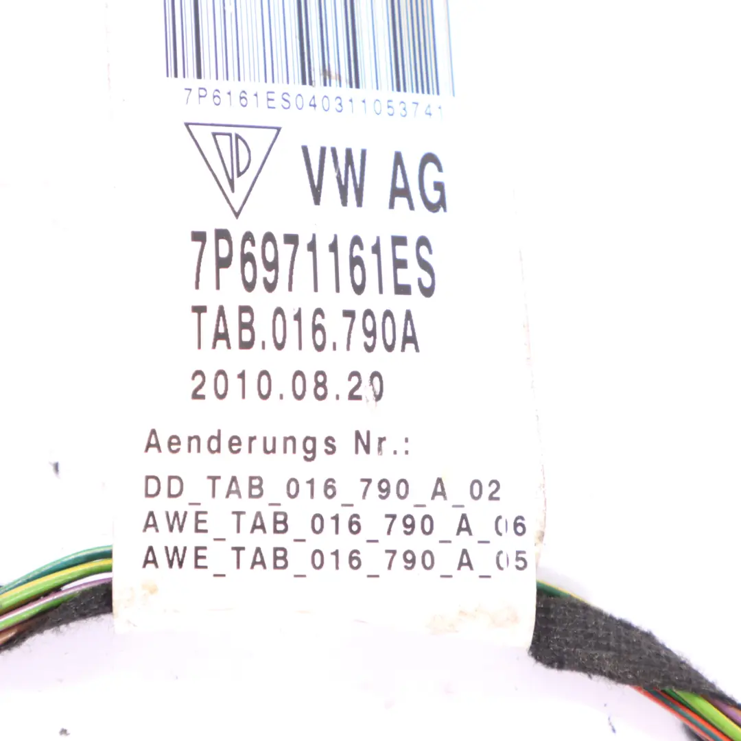 7P Wiązka Przewodów Drzwi Przód Strona Pasażera 7P6971161ES do VW Touareg o numerze 7P6971161FL VW Touareg 7P Wiązka Przewodów Drzwi Przód Strona Pasażera 7P6971161ES - SKU 7P6971161FL - Numer Części 7P6971161FL