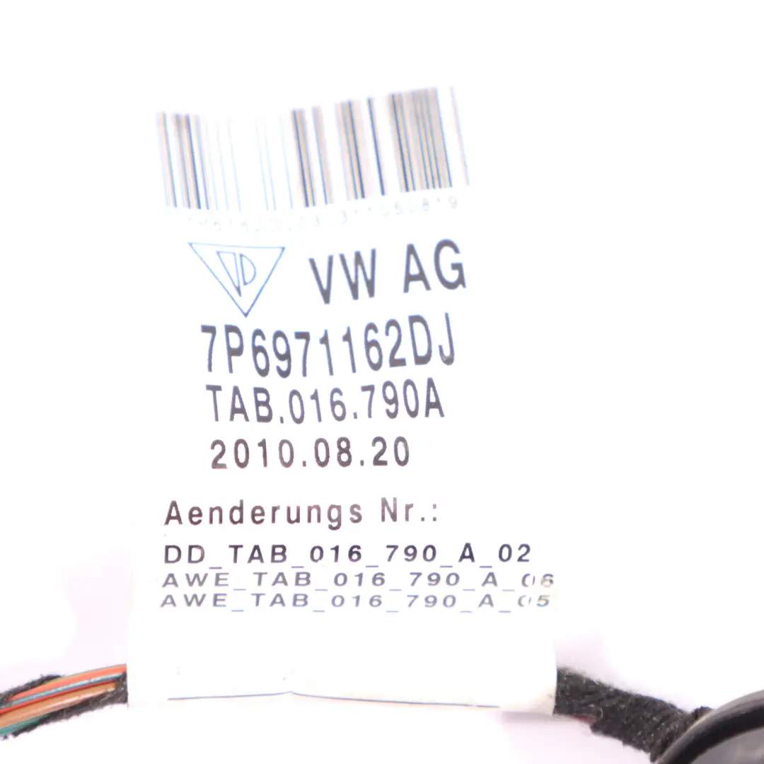 VW Touareg 7P Puerta Cableado Mazo Cable Delantero Lado Conductor 7P6971162DJ - SKU 7P6971162EC - Número de pieza 7P6971162EC