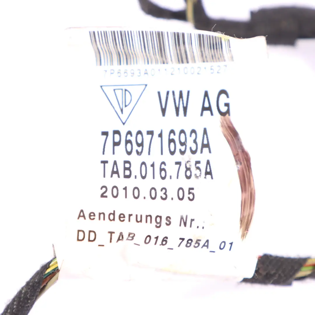 7P Cablaggio Porta Telaio Posteriore Sinistro Destro per VW Touareg con numero di parte 7P6971693A VW Touareg 7P Cablaggio Porta Telaio Posteriore Sinistro Destro - SKU 7P6971693A - Numero di parte 7P6971693A