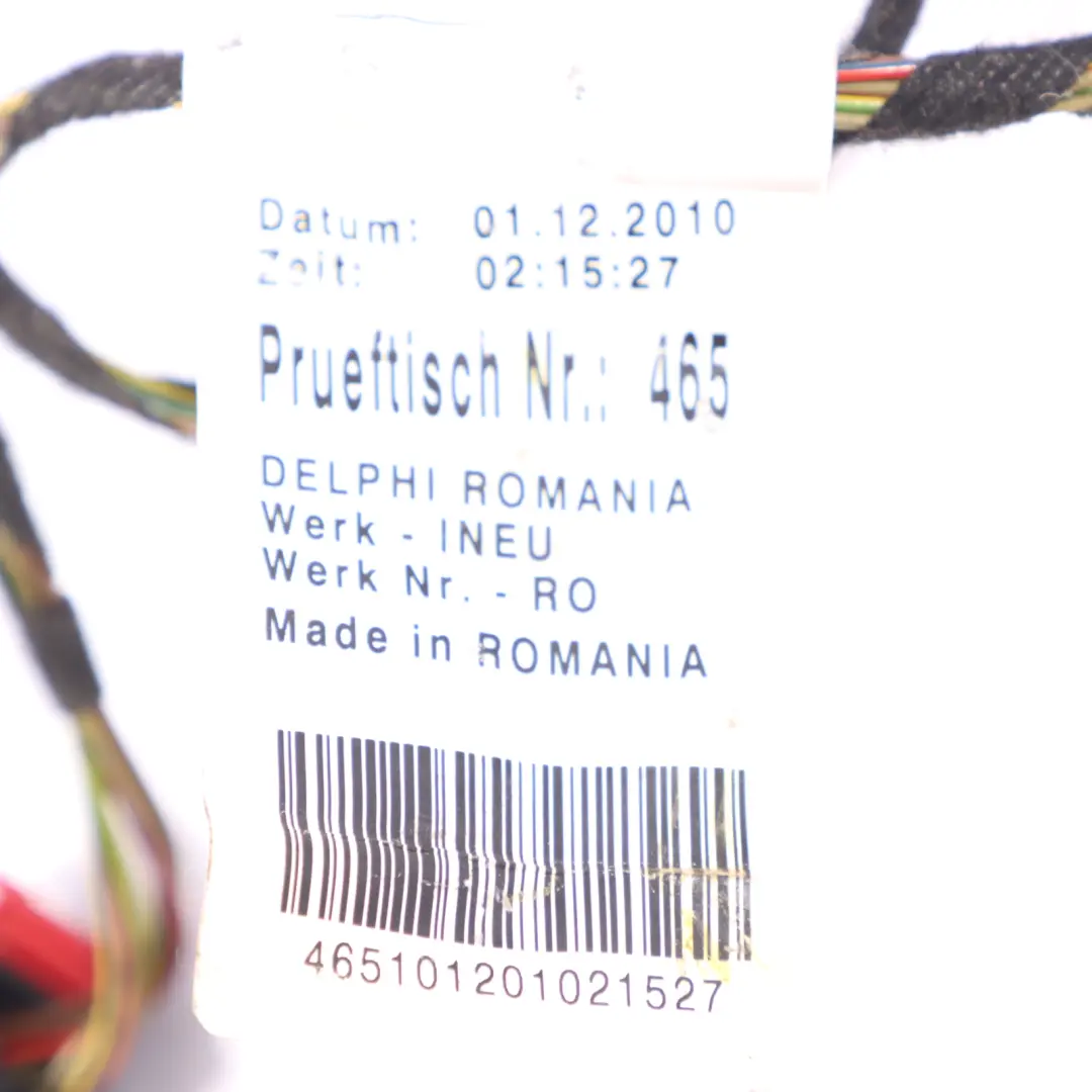 VW Touareg 7P Wiązka Przewodów Drzwi Tylnych Lewych Prawych - SKU 7P6971693A - Numer Części 7P6971693A