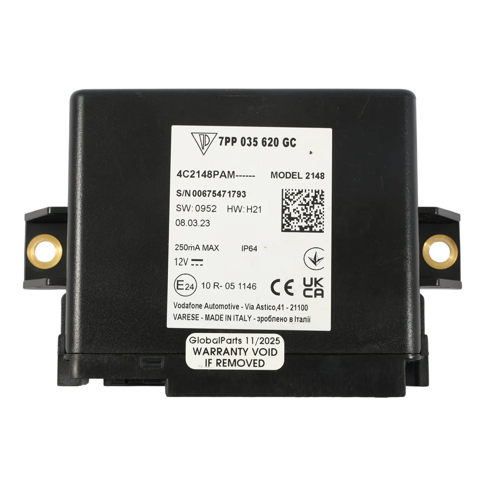 Porsche Macan 95B Navigation Tracking Control Module 7PP035620GC