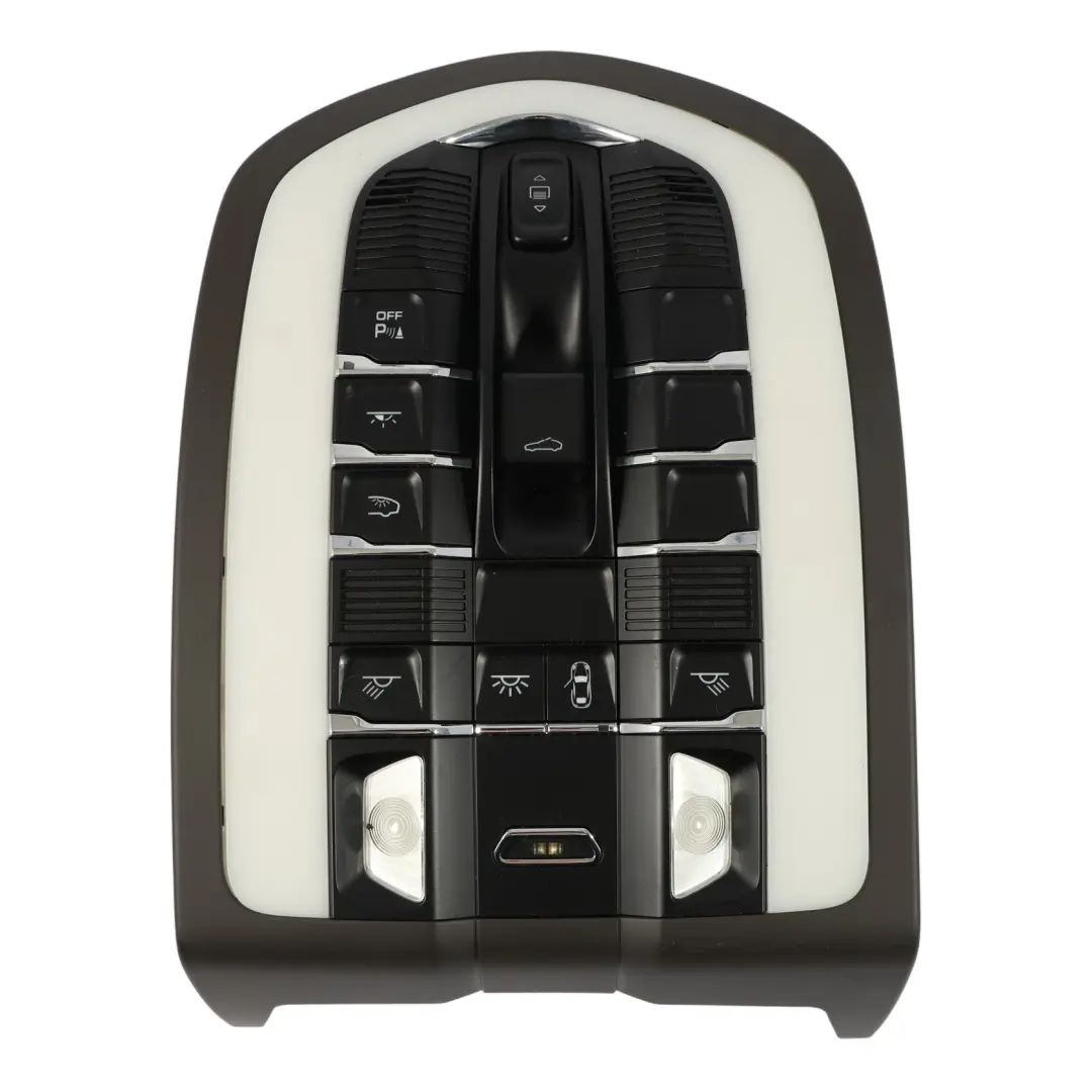 Innenraum Dachleuchte Lampe Schalter Panel für Porsche Macan 95B mit Teilenummer 7PP959551GQ Porsche Macan 95B Innenraum Dachleuchte Lampe Schalter Panel - SKU 7PP959551GQ - Teilenummer 7PP959551GQ