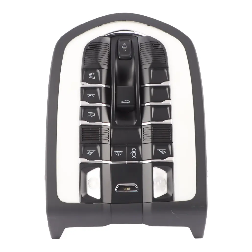 Roof Front Reading Lamp Interior Switch Panel to Porsche Macan 95B with Part number 7PP959551JL Porsche Macan 95B Roof Front Reading Lamp Interior Switch Panel - SKU 7PP959551JL - Part number 7PP959551JL