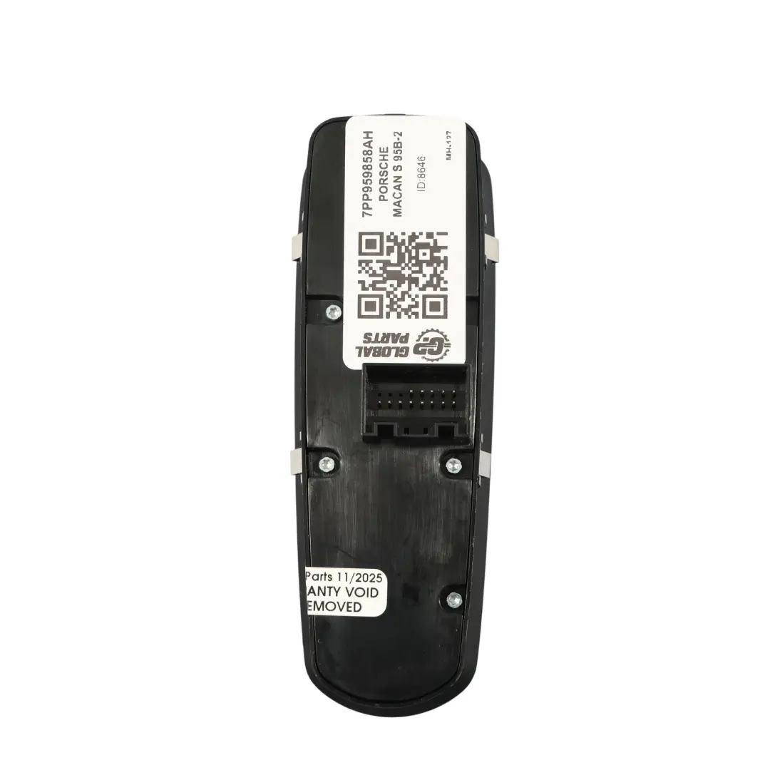 95B-2 Commande De Lève-Vitre Avant Côté Conducteur pour Porsche Macan S à propos du numéro de pièce 7PP959858AH Porsche Macan S 95B-2 Commande De Lève-Vitre Avant Côté Conducteur - SKU 7PP959858AH - Numéro de pièce 7PP959858AH