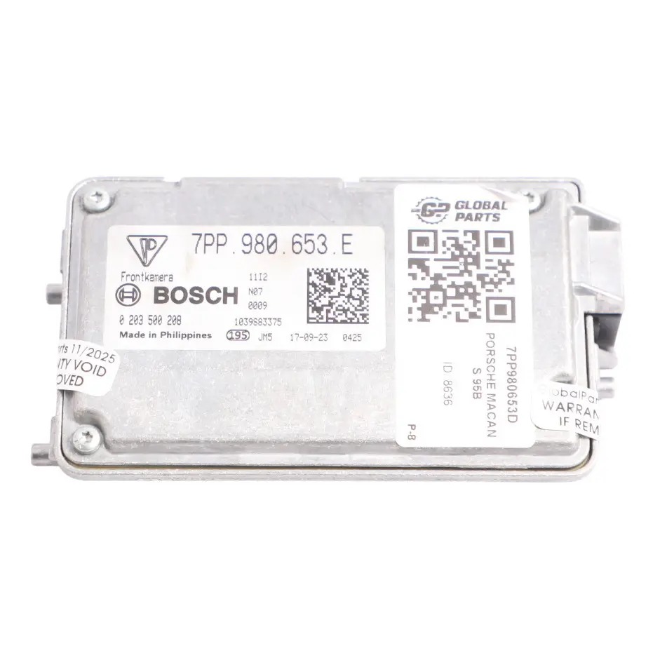 Front Windshield Camera Unit Module to Porsche Macan 95B with Part number 7PP980653D Porsche Macan 95B Front Windshield Camera Unit Module - SKU 7PP980653D - Part number 7PP980653D