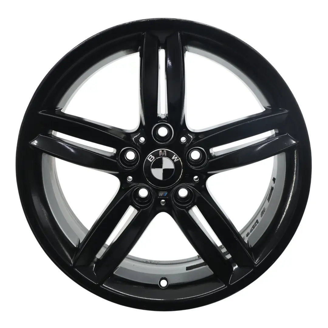 Jante alliage avant noire 18" 7,5J M Double Spoke 208 pour BMW E81 E87 à propos du numéro de pièce 8036939 BMW E81 E87 Jante alliage avant noire 18" 7,5J M Double Spoke 208 - SKU 8036939-4 - Numéro de pièce 8036939