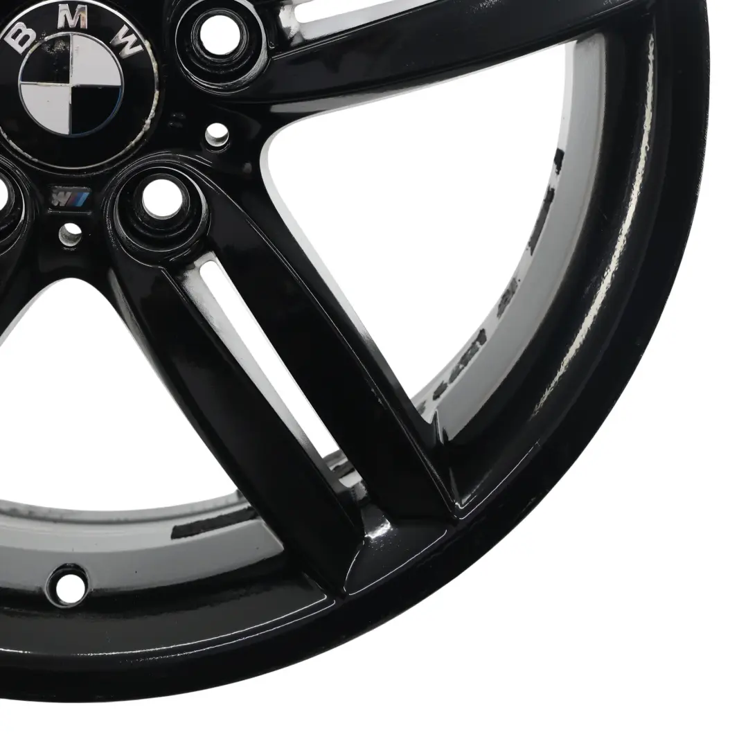 Cerchio in lega anteriore nero 18" 7,5J M Doppie razze 208 per BMW E81 E87 con numero di parte 8036939 BMW E81 E87 Cerchio in lega anteriore nero 18" 7,5J M Doppie razze 208 - SKU 8036939-4 - Numero di parte 8036939