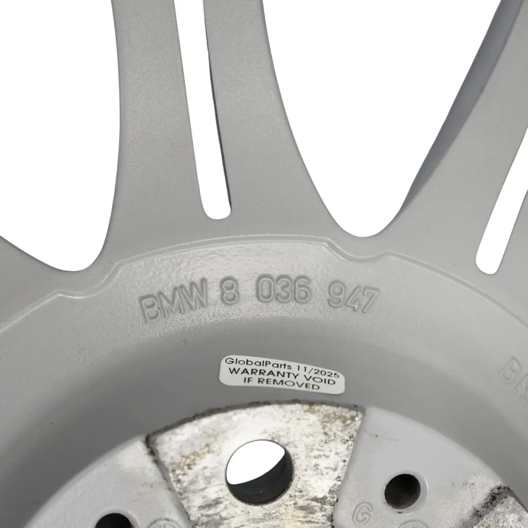 BMW E60 E61 Silver Alloy Wheel Rim 18" ET:20 8J M Double Spoke 135 - SKU 8036947-5 - Part number 8036947