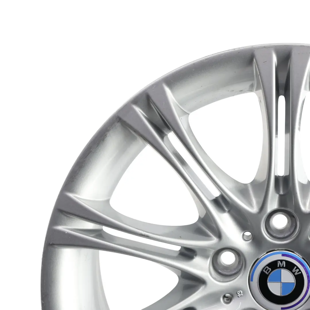 BMW E60 E61 Wheel Rim Alloy Silver 18" ET:20 8J M Double Spoke 135 - SKU 8036947-6 - Part number 8036947