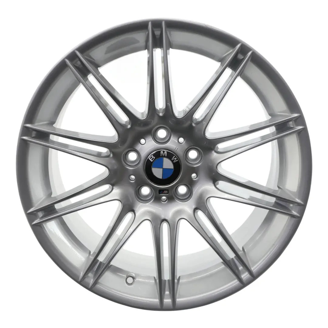 BMW E90 E91 E92 Llanta Delantera Aleación Plateada 19" Radios Dobles M 8J ET:37 - SKU 8037141-10 - Número de pieza 8037141