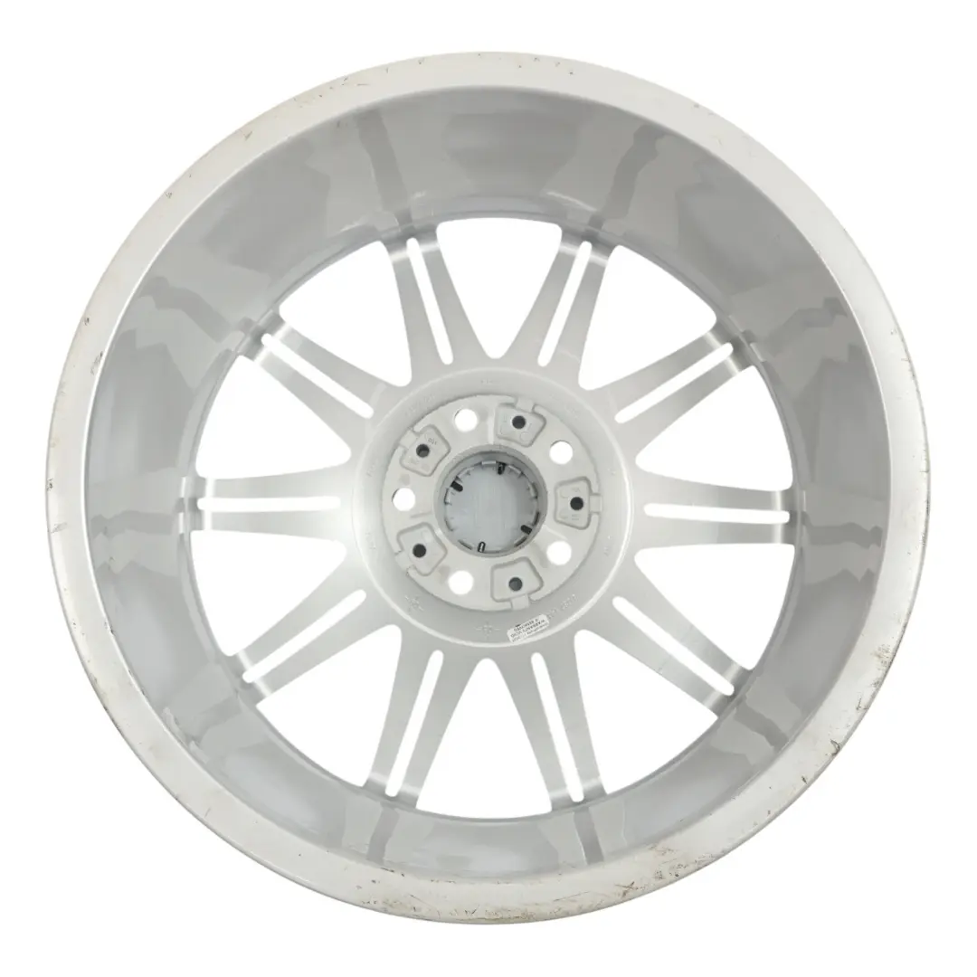 Vorder Radfelge Silber 19" M Doppelspeiche 225 8J ET:37 für BMW E90 E91 E92 mit Teilenummer 8037141 BMW E90 E91 E92 Vorder Radfelge Silber 19" M Doppelspeiche 225 8J ET:37 - SKU 8037141-10 - Teilenummer 8037141