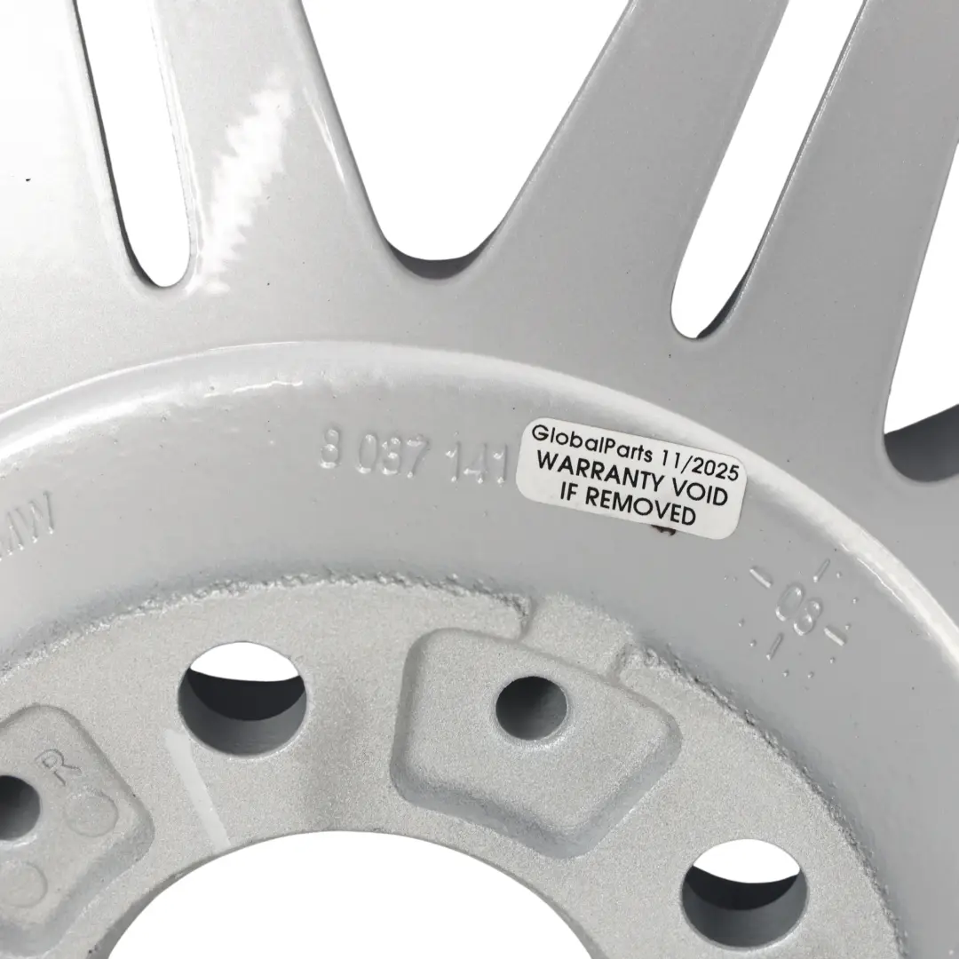Vorder Radfelge Silber 19" M Doppelspeiche 225 8J ET:37 für BMW E90 E91 E92 mit Teilenummer 8037141 BMW E90 E91 E92 Vorder Radfelge Silber 19" M Doppelspeiche 225 8J ET:37 - SKU 8037141-10 - Teilenummer 8037141