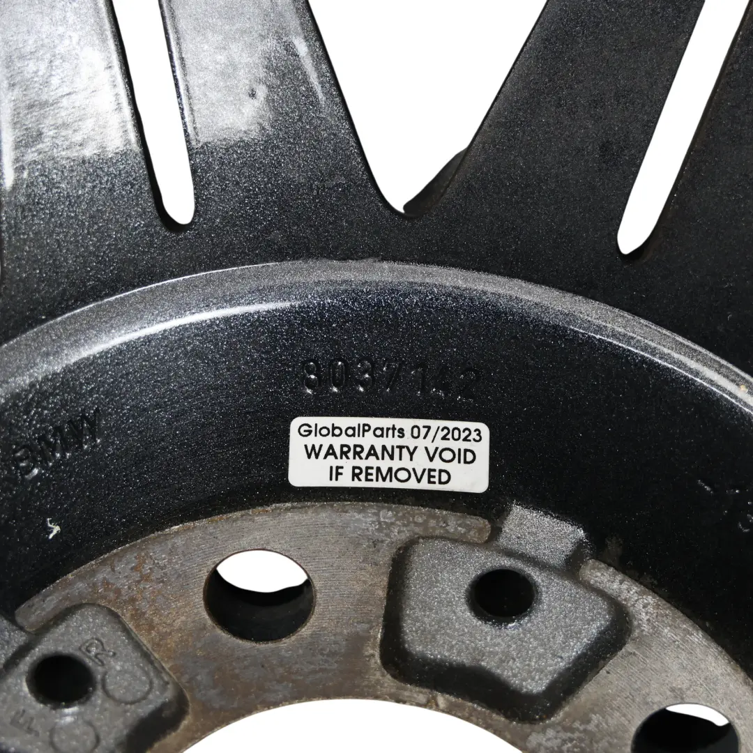 BMW E90 E92 Rear Wheel Alloy Rim Grey 19" M Double Spoke 225 9J - SKU 8037142-9 - Part number 8037142