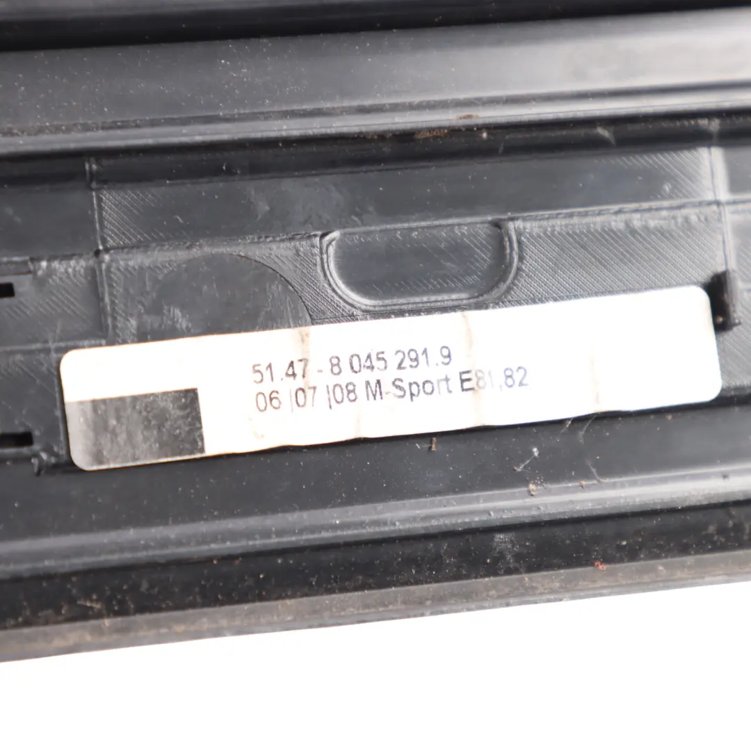 BMW E81 E82 M Sport Zierleistenabdeckung Einstieg Vorne Links - SKU 8045291-1 - Teilenummer 8045291