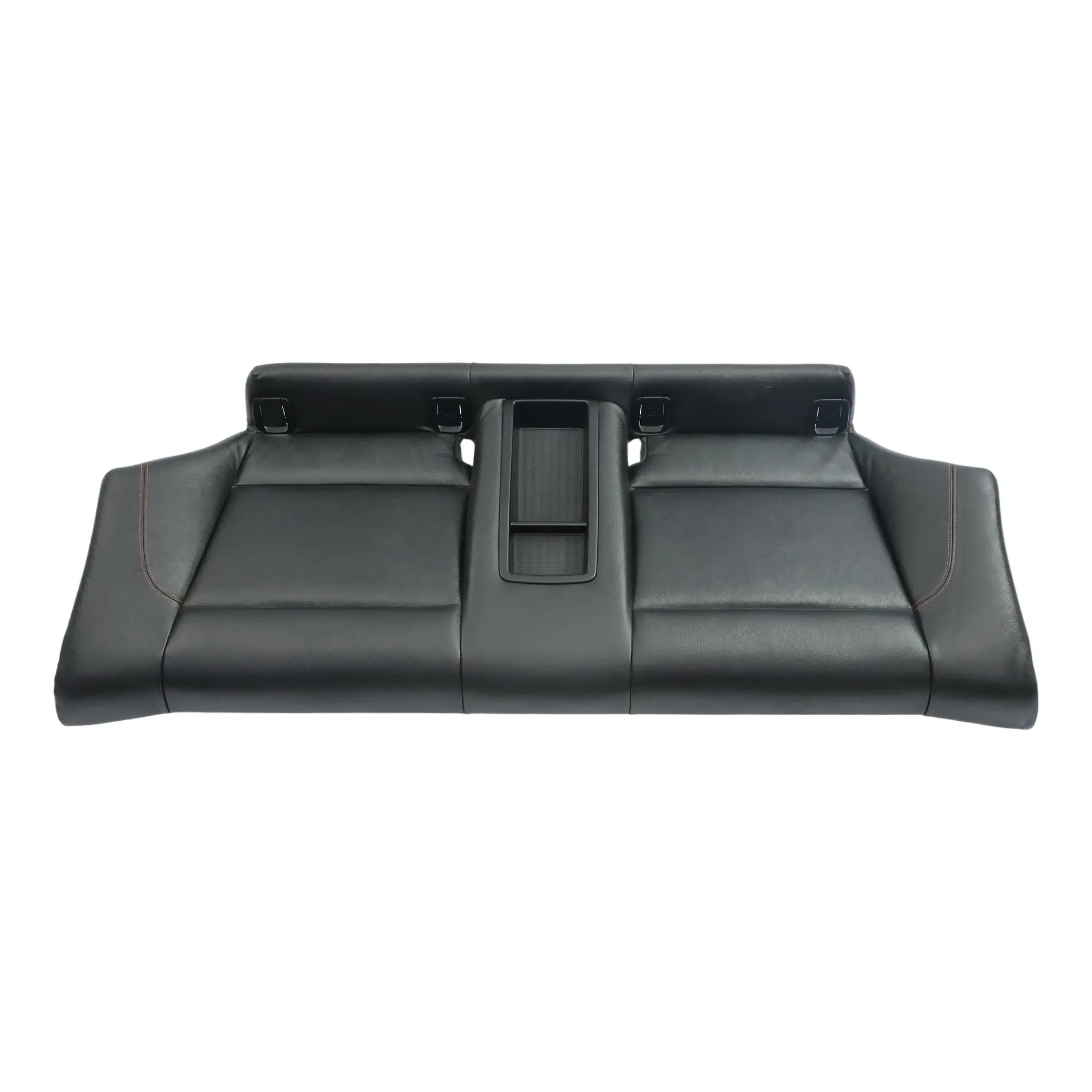 BMW E82 M Coupe Asiento Trasero Banco Cubierta Interior Cuero Boston Negro