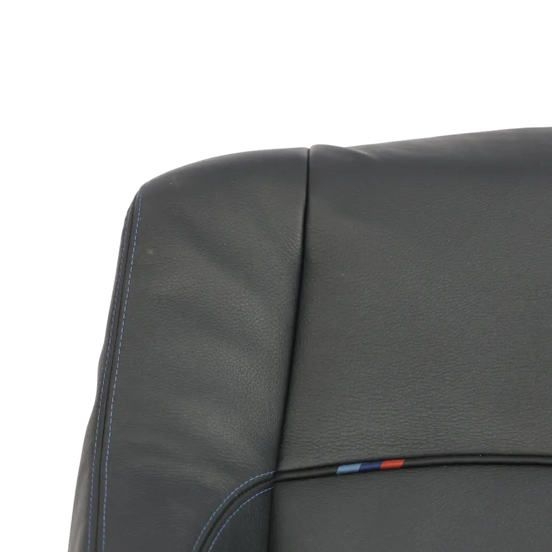 Dossier Siège Avant Gauche Cuir Noir Avec Surpiqûres Bleues pour BMW E93 M Sport à propos du numéro de pièce 8053925 BMW E93 M Sport Dossier Siège Avant Gauche Cuir Noir Avec Surpiqûres Bleues - SKU 8053925-1 - Numéro de pièce 8053925