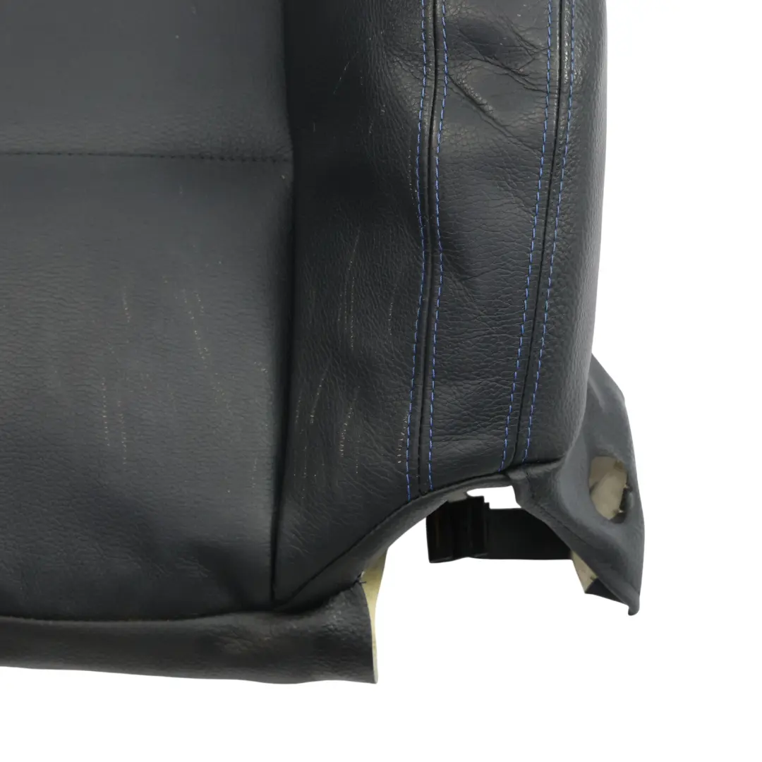 BMW E93 M Sport Front Seat Backrest Heated Black Leather Blue Left N/S - SKU 8053925-1 - Part number 8053925
