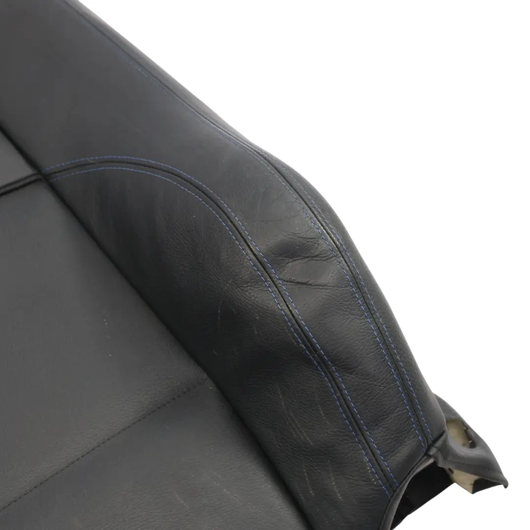 BMW E93 M Sport Vordersitz Rücken Lehne Schwarz Leder Blau Nähte Links - SKU 8053925-1 - Teilenummer 8053925