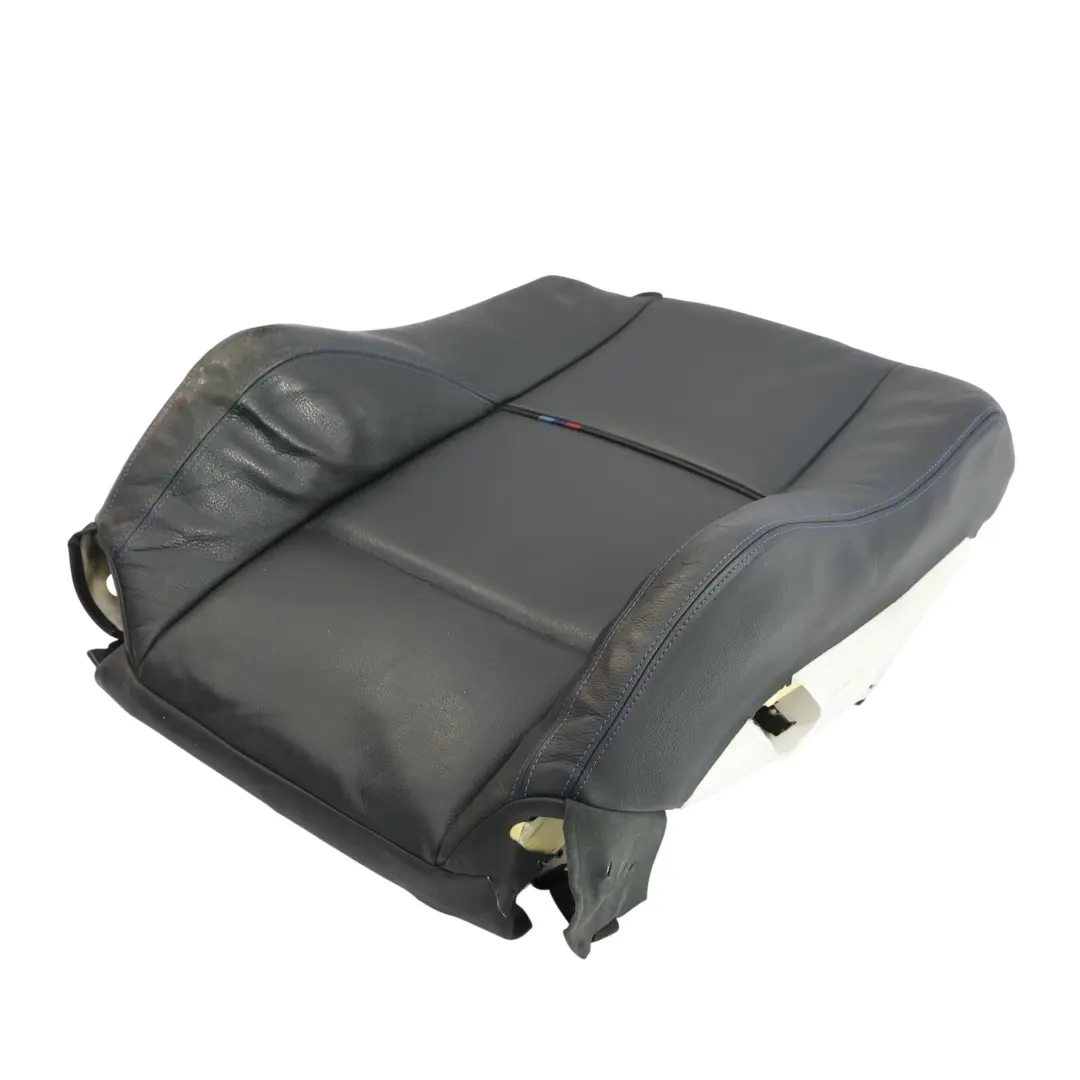BMW E93 LCI M Sport Front Seat Backrest Heated Black Leather Blue Right O/S - SKU 8053926 - Part number 8053926