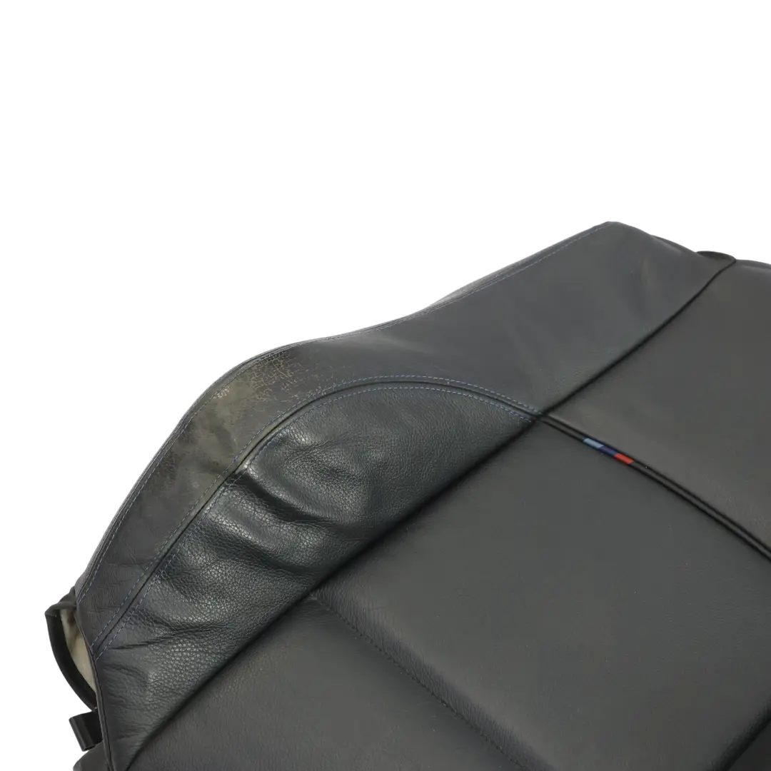 Respaldo Asiento Delantero Calefactable Cuero Negro Azul Derecho para BMW E93 LCI M con número de pieza 8053926 BMW E93 LCI M Respaldo Asiento Delantero Calefactable Cuero Negro Azul Derecho - SKU 8053926 - Número de pieza 8053926
