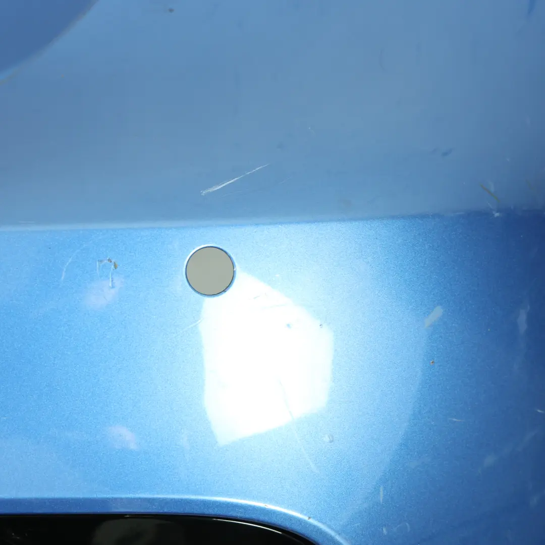 BMW F20 F21 Rear Bumper M Sport Trim Panel Estorilblau Estoril Blue - B45 - SKU 8055067-EB5 - Part number 8055067