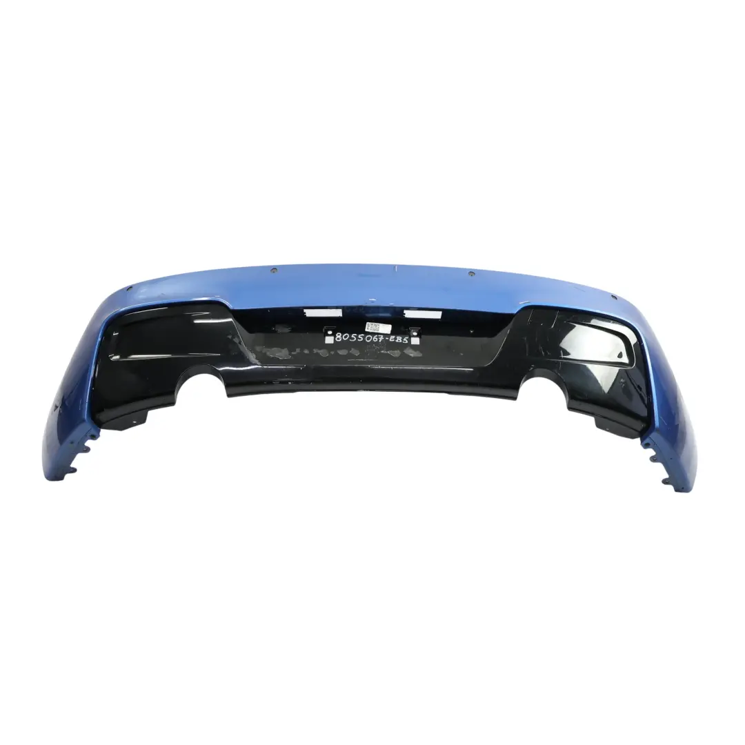 Bumper M Sport Trim Panel Estorilblau Estoril Blue - B45 to BMW F20 F21 Rear with Part number 8055067 BMW F20 F21 Rear Bumper M Sport Trim Panel Estorilblau Estoril Blue - B45 - SKU 8055067-EB5 - Part number 8055067