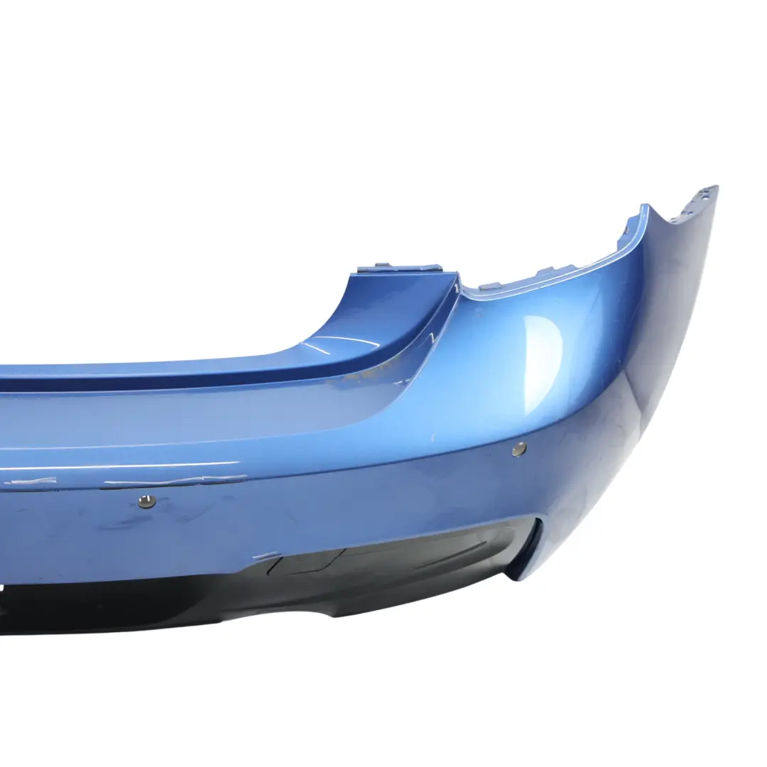 Bumper M Sport Trim Panel Estorilblau Estoril Blue - B45 to BMW F20 F21 Rear with Part number 8055067 BMW F20 F21 Rear Bumper M Sport Trim Panel Estorilblau Estoril Blue - B45 - SKU 8055067-EB5 - Part number 8055067