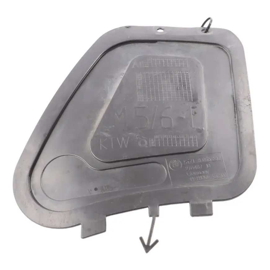 Arch Cover Trim Panel Left N/S to BMW F06 F10 F12 F13 LCI Wheel with Part number 8056687 BMW F06 F10 F12 F13 LCI Wheel Arch Cover Trim Panel Left N/S - SKU 8056687 - Part number 8056687