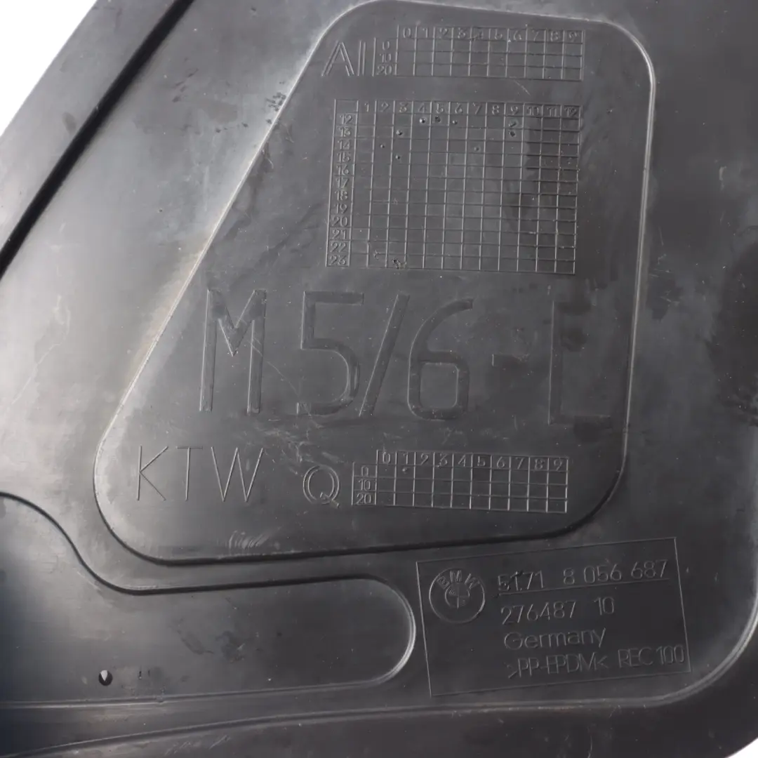 BMW F06 F10 F12 F13 LCI Wheel Arch Cover Trim Panel Left N/S - SKU 8056687 - Part number 8056687