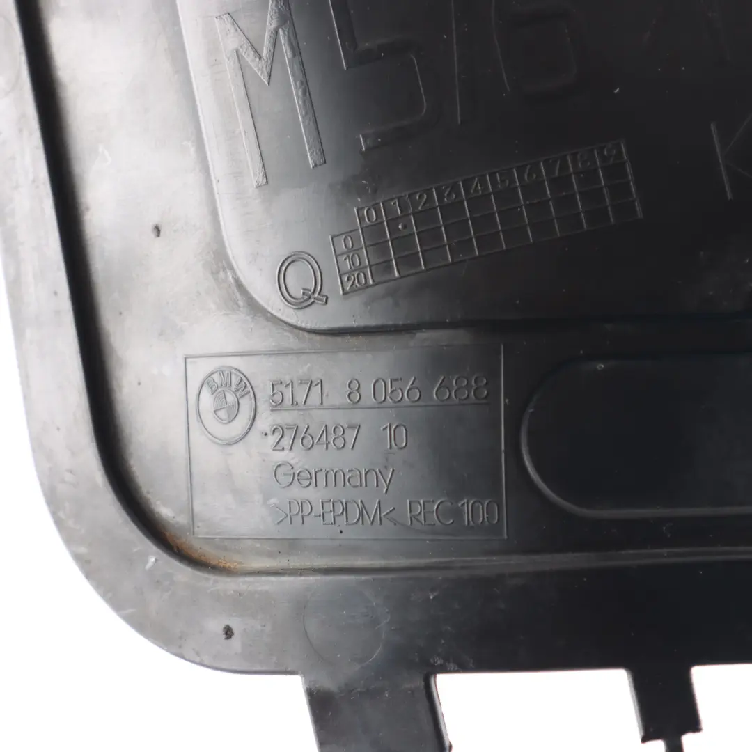 Tapa Paso Rueda Panel Embellecedor Derecho para BMW F10 M5 F06 F12 F13 M6 con número de pieza 8056688 BMW F10 M5 F06 F12 F13 M6 Tapa Paso Rueda Panel Embellecedor Derecho - SKU 8056688 - Número de pieza 8056688