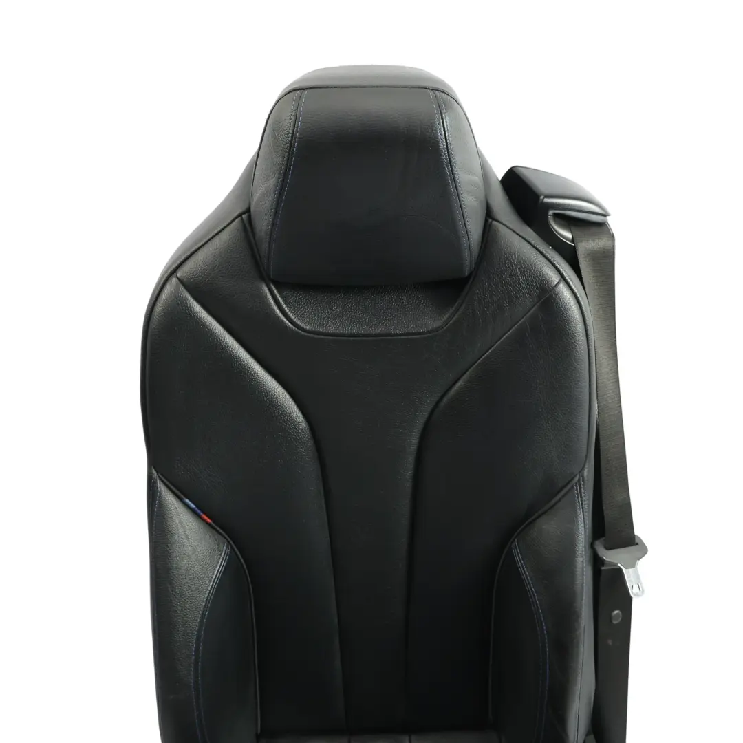BMW F33 Cabrio Vordersitz M Sport Beheizbar Elektrisch Leder Schwarz Blau Links - SKU 8062619-2 - Teilenummer 8062619