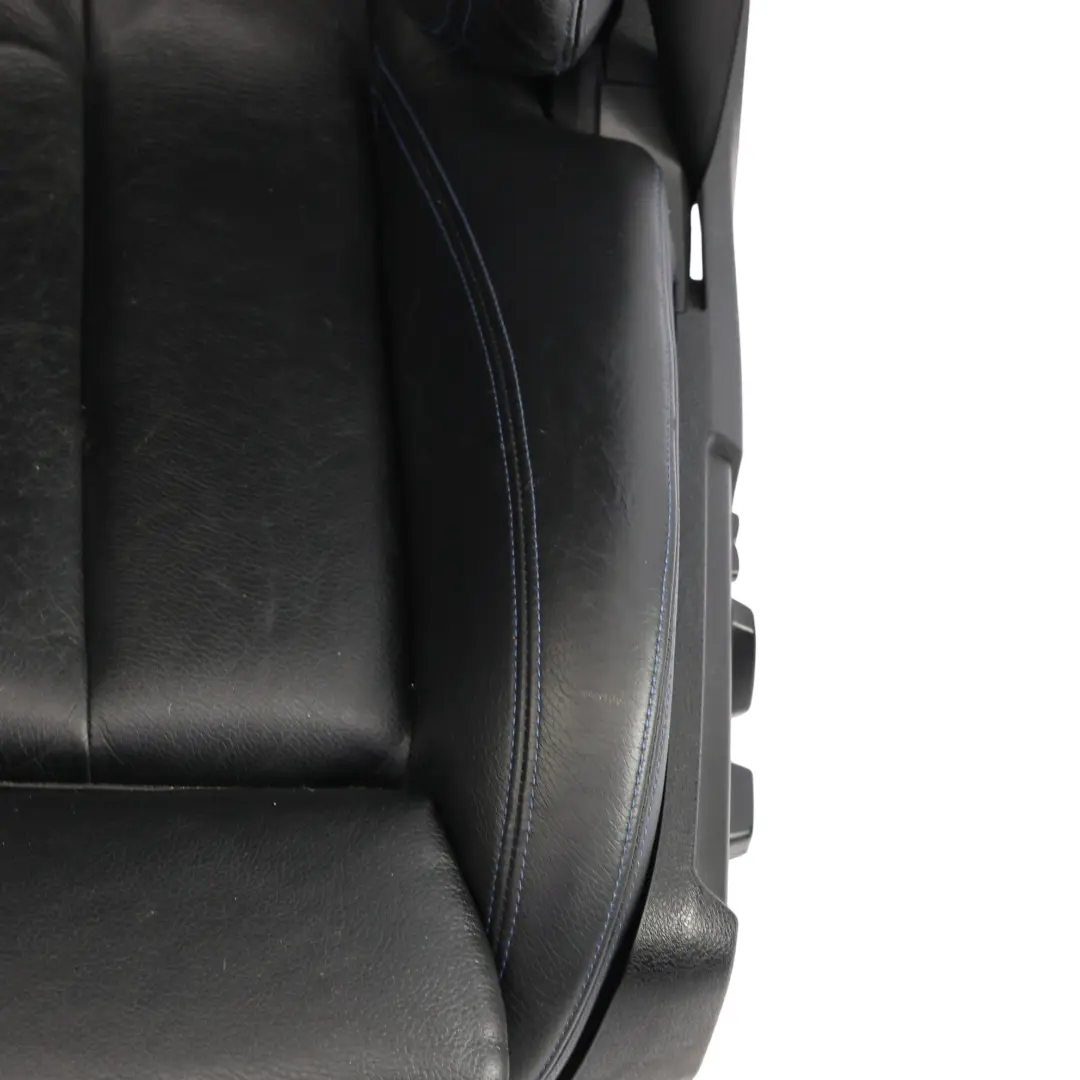 Vordersitz M Sport Beheizbar Elektrisch Leder Schwarz Blau Links für BMW F33 Cabrio mit Teilenummer 8062619 BMW F33 Cabrio Vordersitz M Sport Beheizbar Elektrisch Leder Schwarz Blau Links - SKU 8062619-2 - Teilenummer 8062619