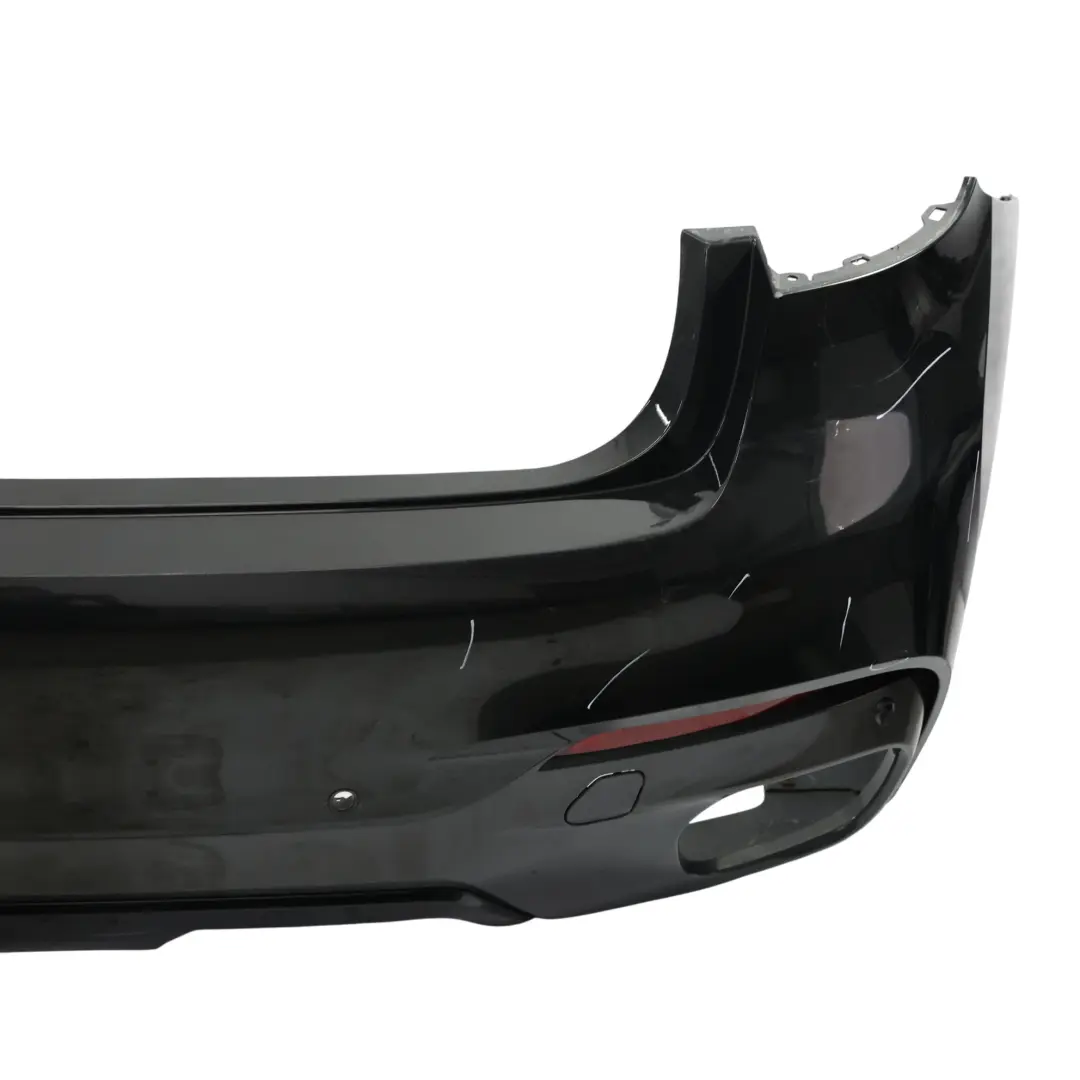 Bumper M Sport Trim Panel PDC Black Sapphire Metallic - 475 to BMW X6 F16 Rear with Part number 8065888 BMW X6 F16 Rear Bumper M Sport Trim Panel PDC Black Sapphire Metallic - 475 - SKU 8065888-BS - Part number 8065888