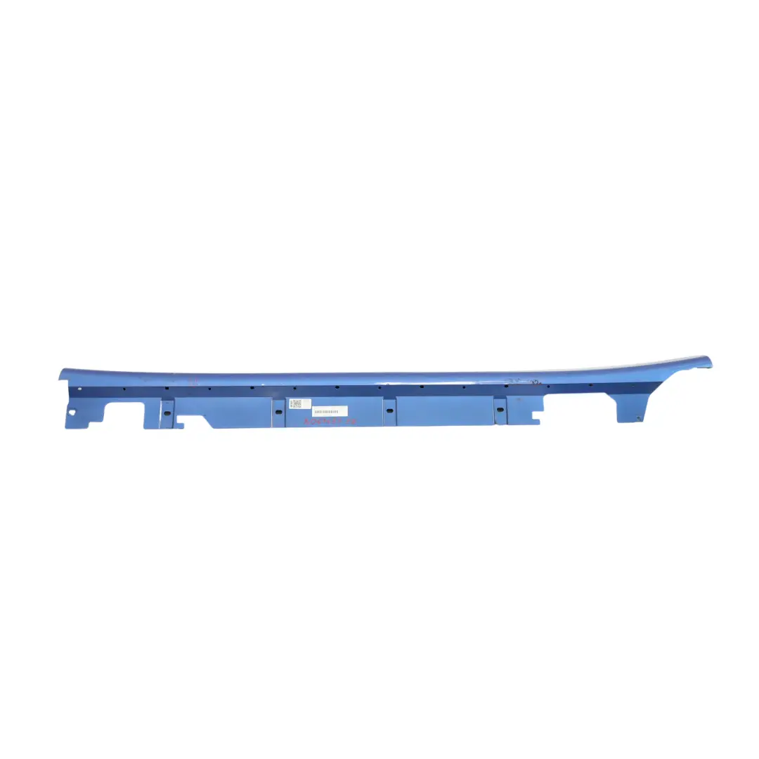 BMW X1 F48 Side Skirt M Sport Sill Strip Left N/S Estoril Blau Metallic - B45 - SKU 8067687-EB - Part number 8067687
