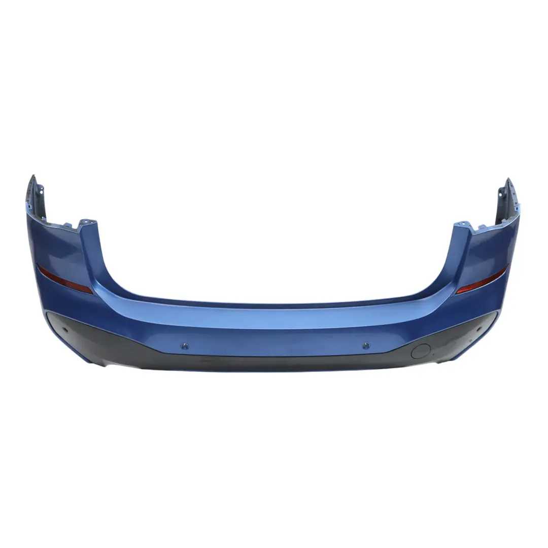 Bumper M Sport Trim Panel PDC Estoril Blau Metallic - B45 to BMW X1 F48 Rear with Part number 8072774 BMW X1 F48 Rear Bumper M Sport Trim Panel PDC Estoril Blau Metallic - B45 - SKU 8072774-EB - Part number 8072774