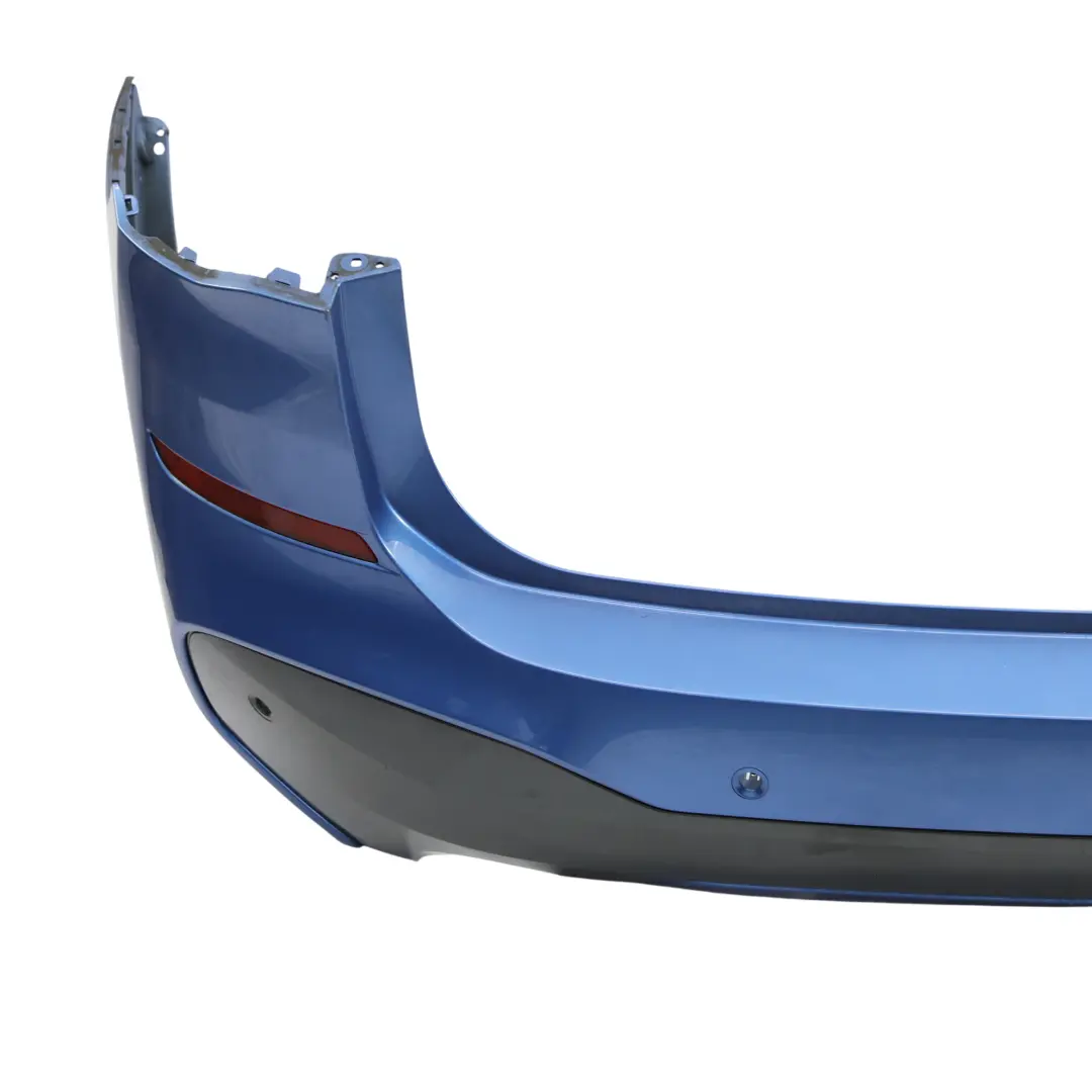 Bumper M Sport Trim Panel PDC Estoril Blau Metallic - B45 to BMW X1 F48 Rear with Part number 8072774 BMW X1 F48 Rear Bumper M Sport Trim Panel PDC Estoril Blau Metallic - B45 - SKU 8072774-EB - Part number 8072774