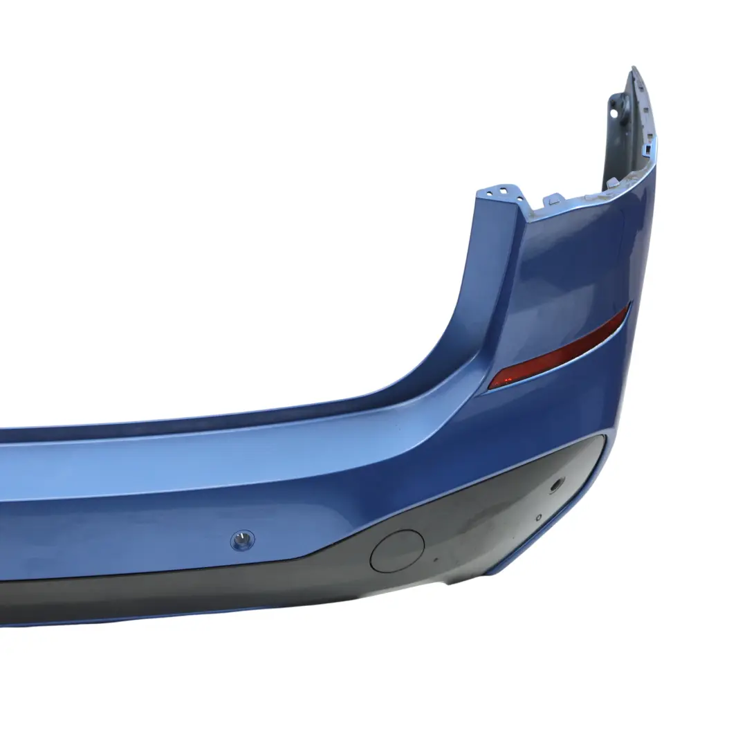 Bumper M Sport Trim Panel PDC Estoril Blau Metallic - B45 to BMW X1 F48 Rear with Part number 8072774 BMW X1 F48 Rear Bumper M Sport Trim Panel PDC Estoril Blau Metallic - B45 - SKU 8072774-EB - Part number 8072774