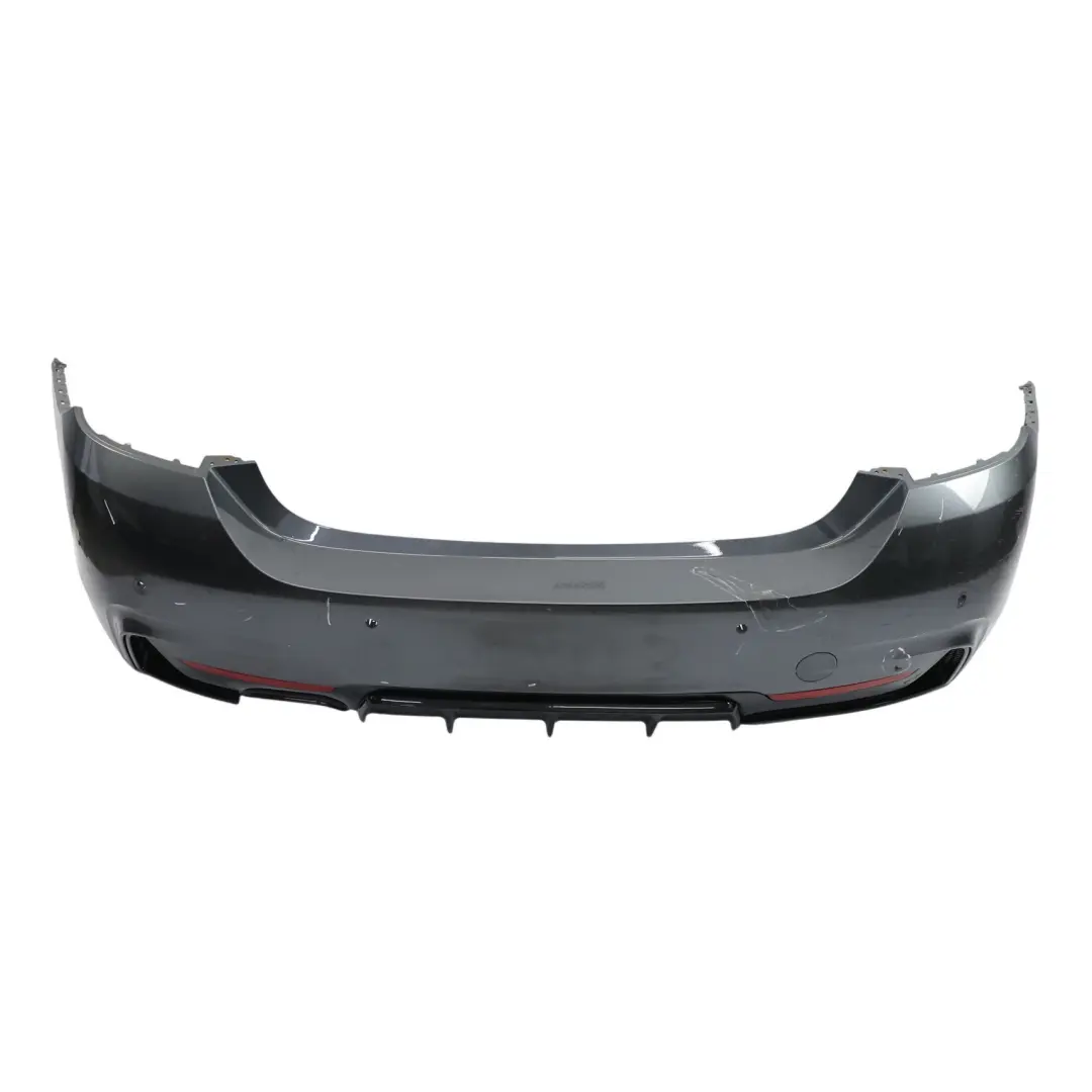 Bumper Trim Panel PDC Mineralgrau Grey Metallic - B39 to BMW F32 F33 M Sport Rear with Part number 8073078 BMW F32 F33 M Sport Rear Bumper Trim Panel PDC Mineralgrau Grey Metallic - B39 - SKU 8073078-MG - Part number 8073078