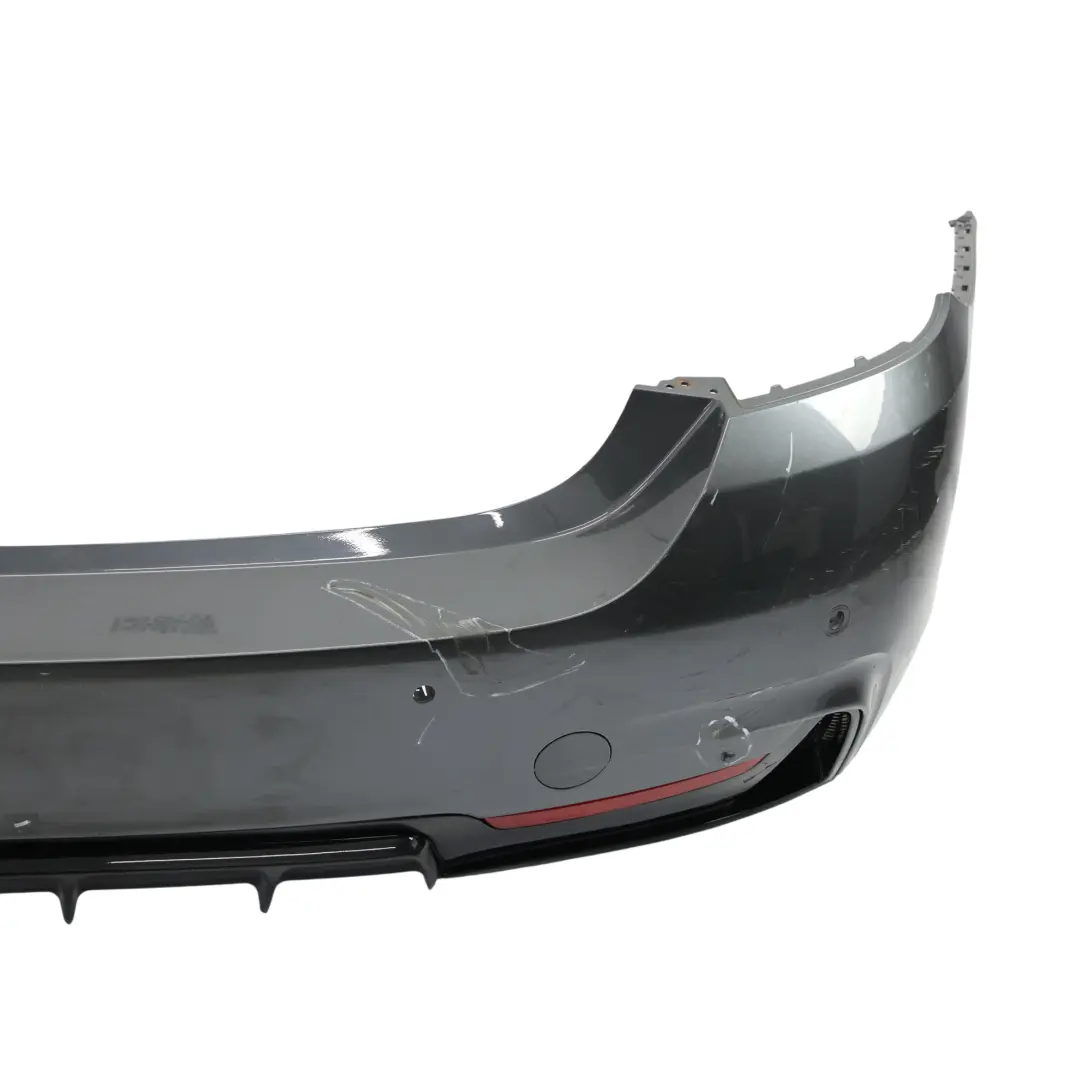 Bumper Trim Panel PDC Mineralgrau Grey Metallic - B39 to BMW F32 F33 M Sport Rear with Part number 8073078 BMW F32 F33 M Sport Rear Bumper Trim Panel PDC Mineralgrau Grey Metallic - B39 - SKU 8073078-MG - Part number 8073078