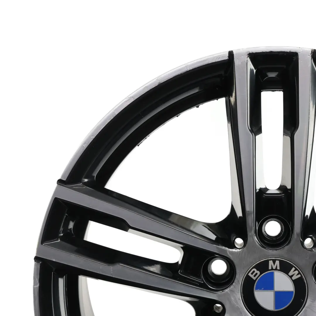 Llanta Aleación Negra Trasera 18" 8J ET:52 M Doble Radio 719 para BMW F20 F21 con número de pieza 8074186 BMW F20 F21 Llanta Aleación Negra Trasera 18" 8J ET:52 M Doble Radio 719 - SKU 8074186-3 - Número de pieza 8074186