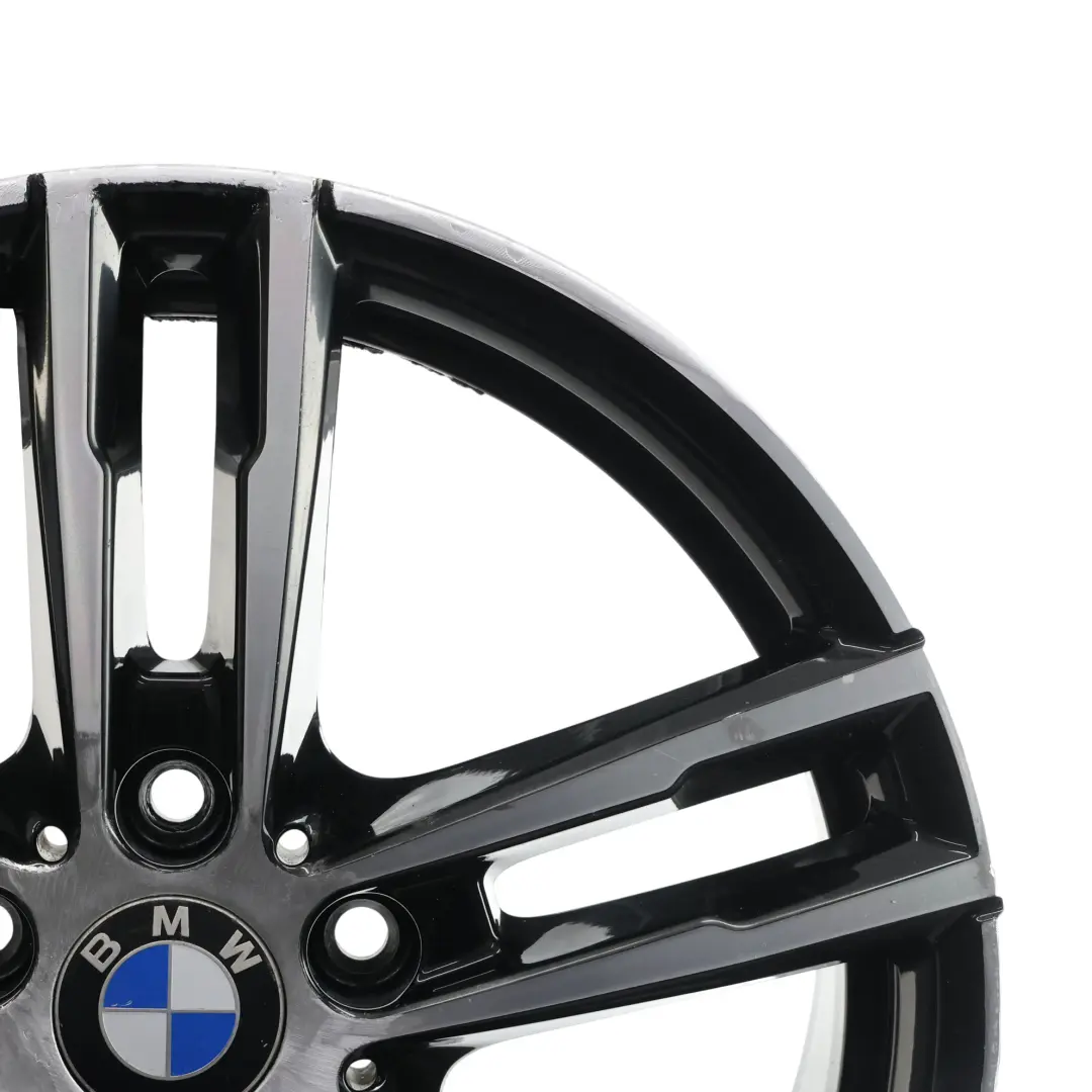 Hinterradfelge Leichtmetall Schwarz 18" 8J ET:52 für BMW F20 F21 mit Teilenummer 8074186 BMW F20 F21 Hinterradfelge Leichtmetall Schwarz 18" 8J ET:52 - SKU 8074186-3 - Teilenummer 8074186