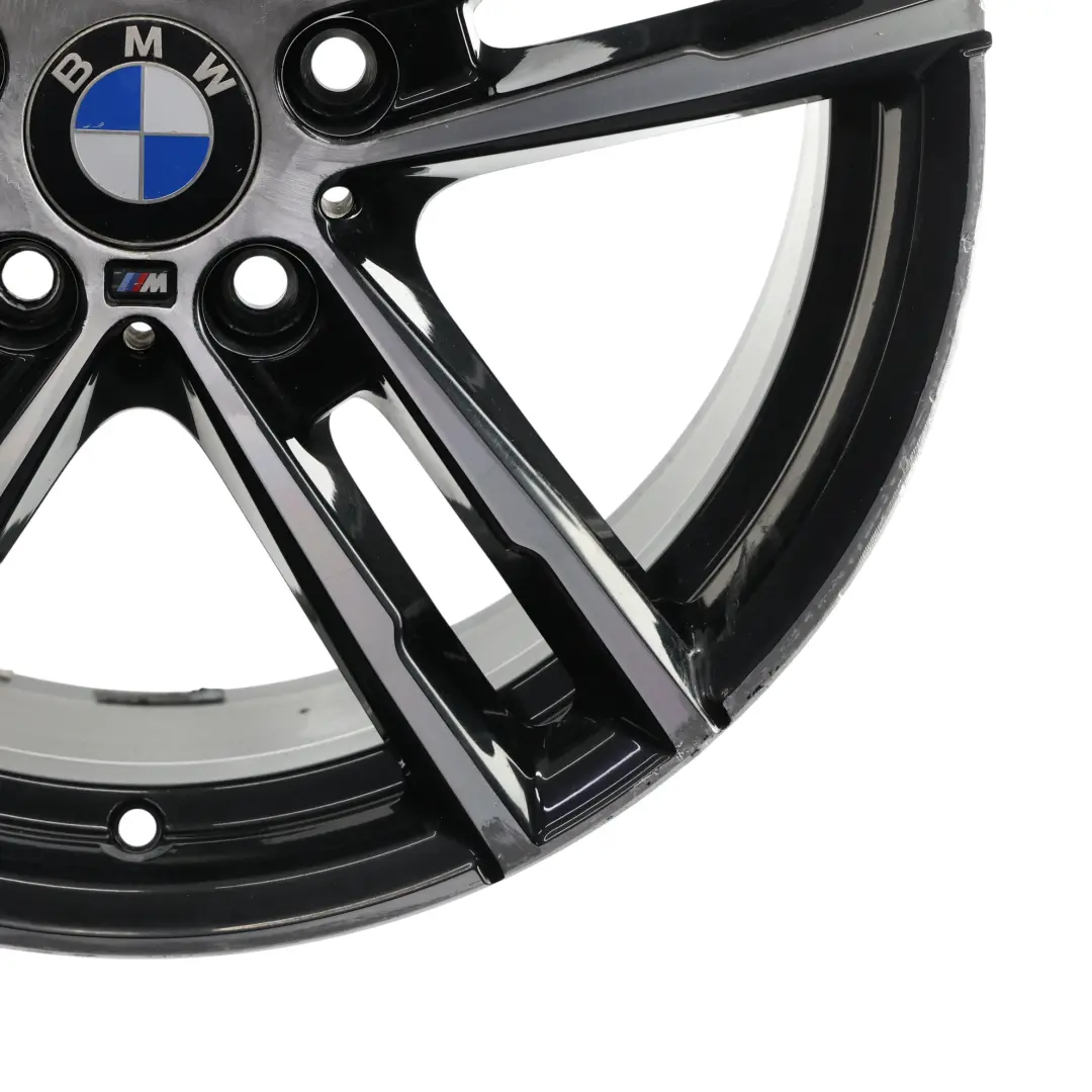 Rim Alloy Black 18" 8J ET:52 M Double Spoke 719 to BMW F20 F21 Rear Wheel with Part number 8074186 BMW F20 F21 Rear Wheel Rim Alloy Black 18" 8J ET:52 M Double Spoke 719 - SKU 8074186-3 - Part number 8074186
